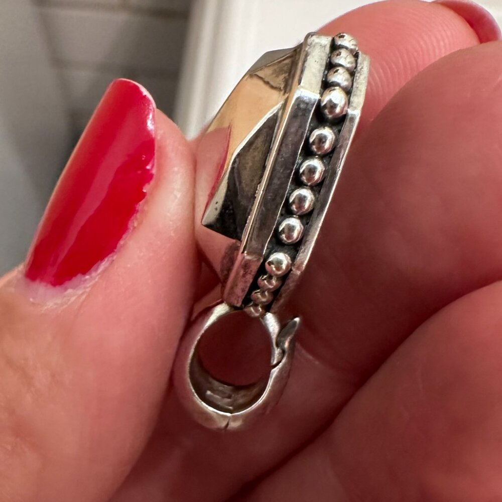 LAGOS Rocks Sterling Silver Enhancer Pendant - Picture 4 of 8